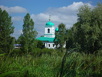 Мирожский монастырь со стороны «заливного луга»